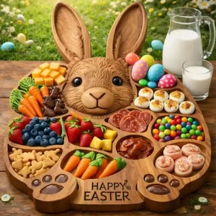 �羳Highland Cow Wooden Charcuterie Board�ߵ�ţ��ʳ��ʳ�бP
