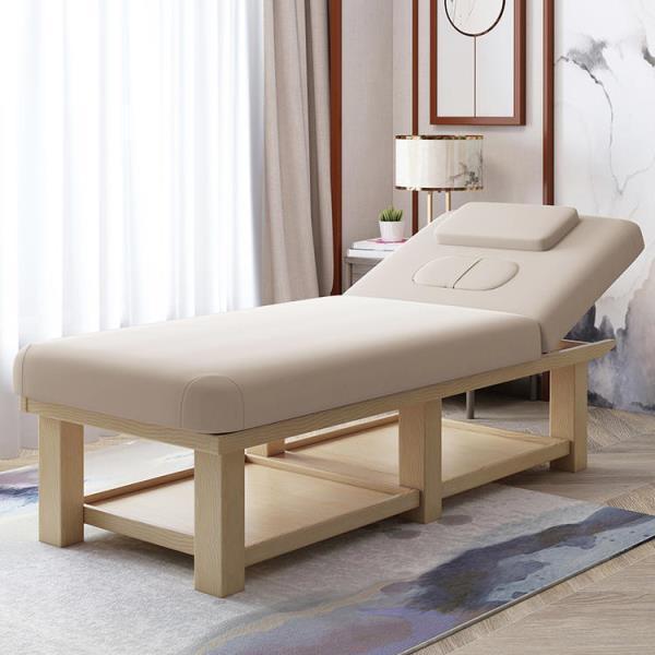 Fábrica directa cama de belleza de madera sólida sala de belleza multifuncional con agujeros de moxibustión cama de fisioterapia cama de masaje de belleza cama de masaje image 7