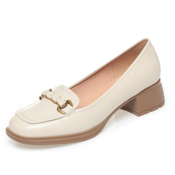 Women's Summer 2024 New High-end Small Chanel Style Thick Heel Not Tired Feet Elegant Mid-heel Shoes Lightweight Breathable Women's Shoes