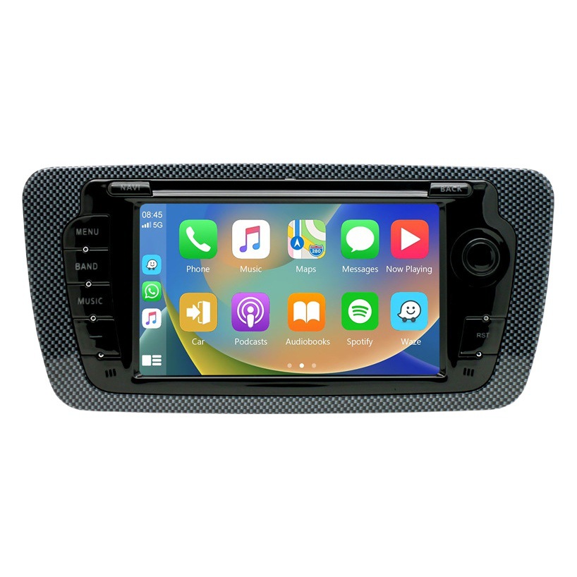 Transfronterizo aplicable a la navegación del coche Ibis 09-13 asiento con el botón de navegación del coche Carplay