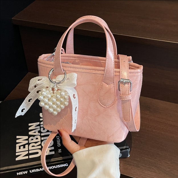 Bolso de hombro de estilo coreano, bolso de hombro de todo fósforo, nuevo estilo de verano 2025, bolso de mensajero de alta gama, bolso de hombro de estilo occidental simple