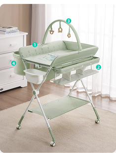 Koyobi Diaper Table Baby Care Table Foldable Newborn Baby Changing Table Touch Table Bath Crib