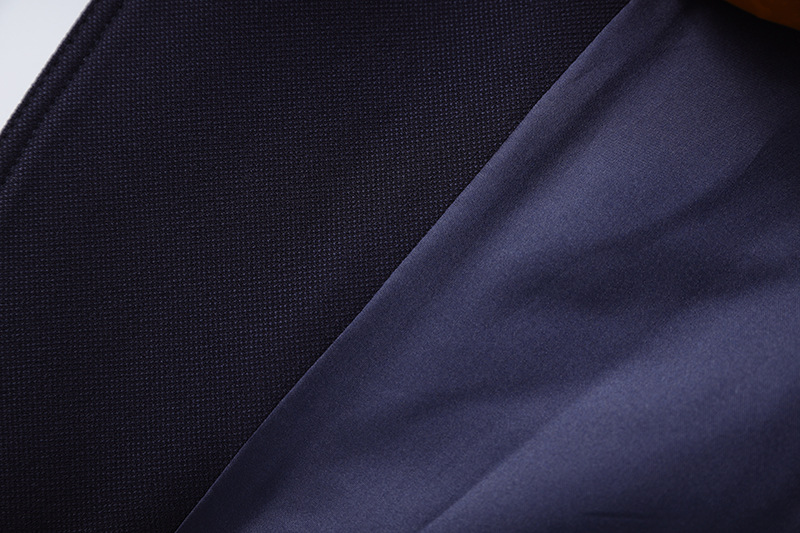 Blazer donna slim fit blu navy ricamato giacca formale ufficio_voghion.com