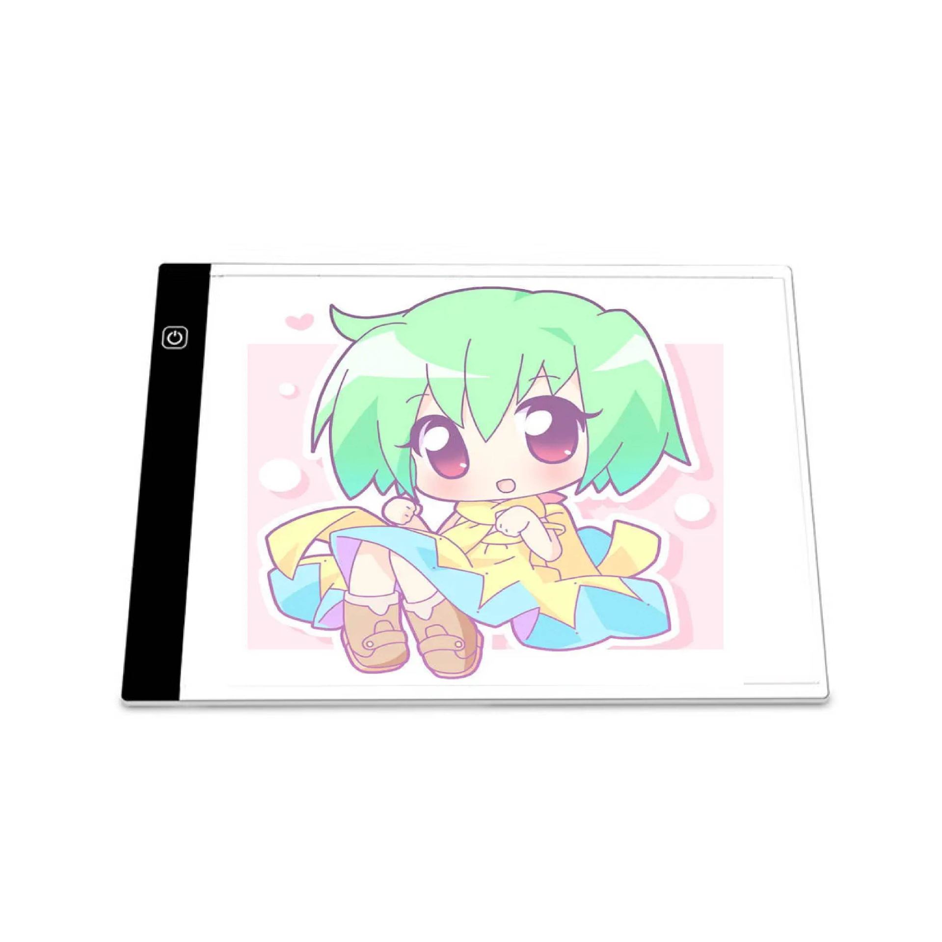 Fábrica a4a5a3 luminoso transparente escritura copia tablero de dibujo MESA DE COPIA LED caja de luz diamante pintura Mesa transparente