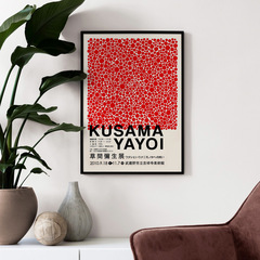 Modern Abstract Yayoi Kusama Pumpkin Nordic Poster Living Room Wall Art Decoration Canvas Painting Core Hanging Picture Wholesale