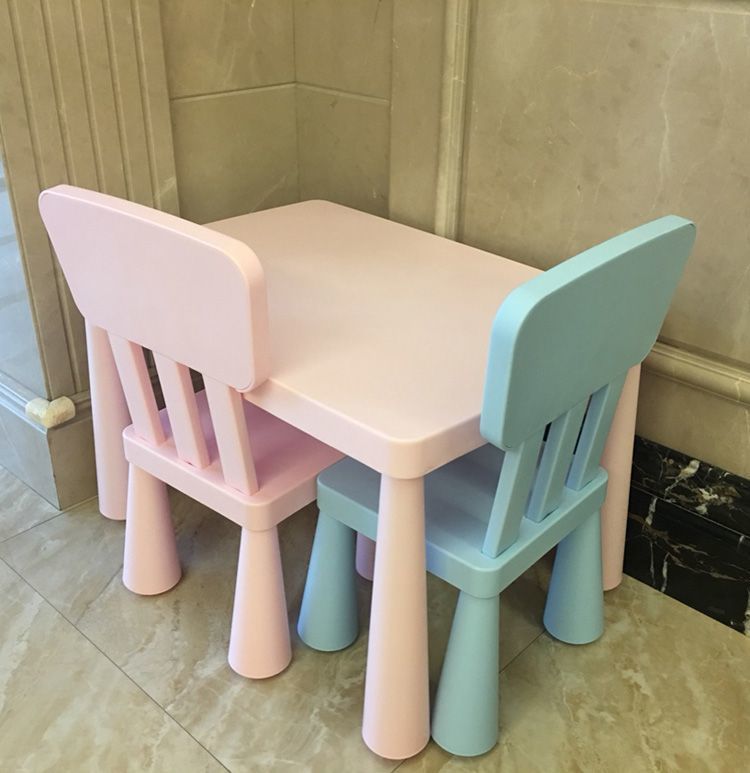 Children's Table, Kindergarten Table and Chairs, Home-Use Baby Table, Plastic Table, Children's Table and Chair Set, Outdoor Table, Direct Delivery
