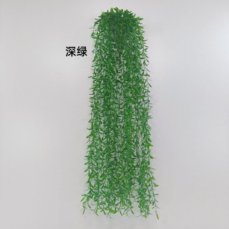Simulated Plant Rattan, Green Plant Wall Hangings, Living Room Indoor Spider Orchid Decoration, Wall Hanging, River Dragon Hanging Willow Leaves Simulated Plant Rattan, Green Plant Wall Hangings, Living Room Indoor Spider Orchid Decoration, Wall Hanging, River Dragon Hanging Willow Leaves