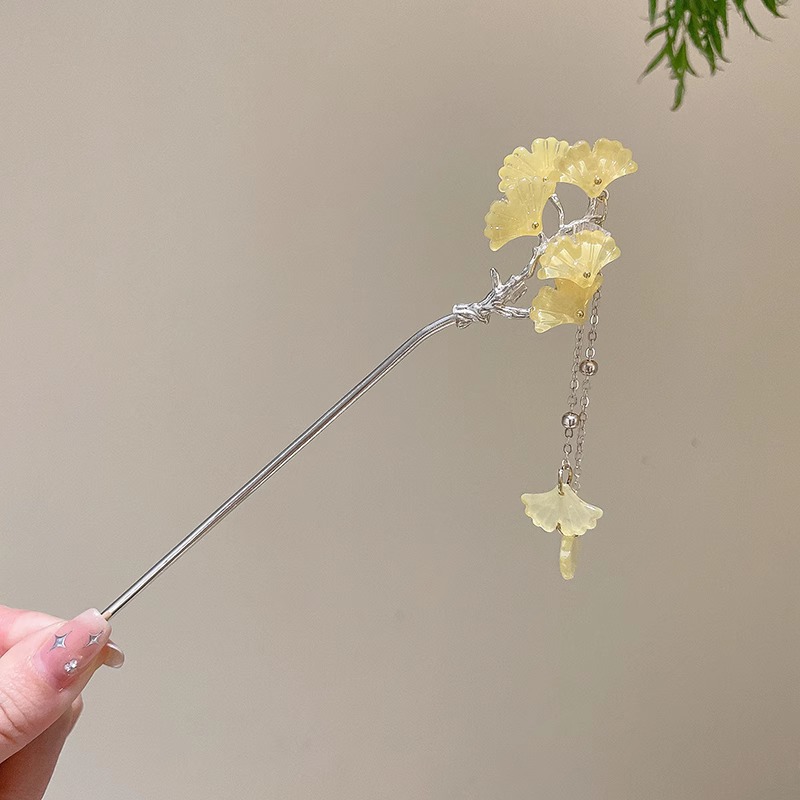 Nuevo clip de cabello chino simple y moderno clip de cabello antiguo de alta sensibilidad clip de cabello bandeja de cabello vestido chino tocado