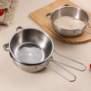Stainless steel leak colander soy milk filter fruit juice sesame sieve home kitchen noodle fishing spoon ultra -fine Chinese medicine flour sieve