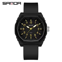 Sanda Watch Простые и взрывные модели Студенческие детские электронные кварцевые часы Модные дикие свежие детские электронные часы