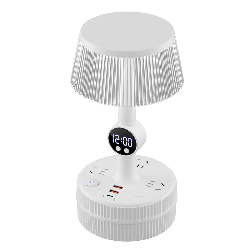 Control de voz inteligente lámpara de dormitorio lámpara de cabecera enchufable de mes de cabecera de escritorio socket luz de noche lujosa sensación de alto nivel