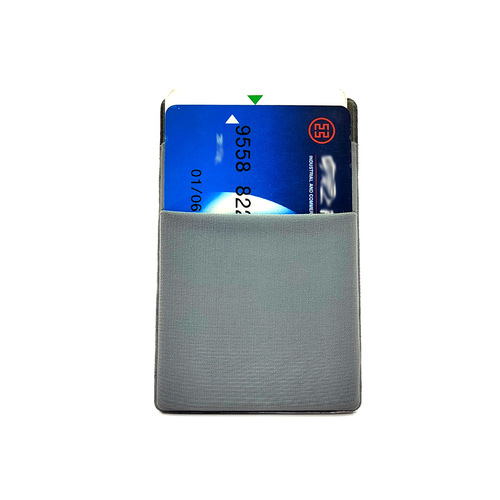 Highly elastic double-layer Lycra card holder, bank card and mobile phone card holder, multi-functional self-adhesive mobile phone back sticker/card sticker