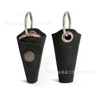 欧美复古头层牛皮钥匙包家用锁匙汽车钥匙一体包口袋钥匙收纳包包