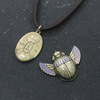 Necklace, metal pendant, European style
