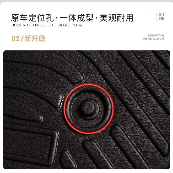 Cojín de pie TPE anti-corrosión y anti-envejecimiento especial para vehículo especial MazdaCx - 90 de 6 - 7 asientos transfronterizo 2024