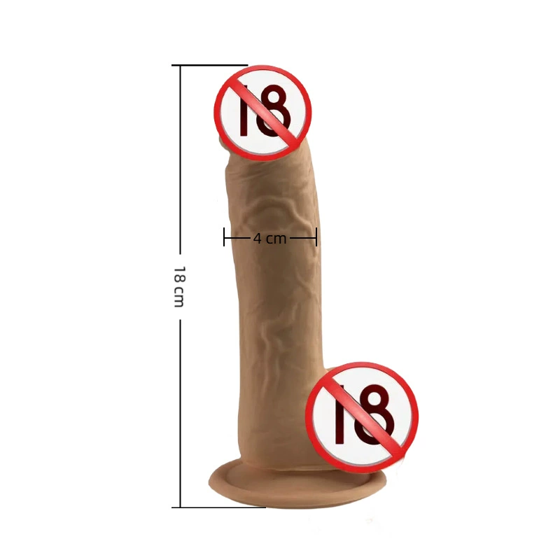 Женский мастурбатор, dildo из жидкого силикона, реалистичный фаллический дизайн, цвет телесный