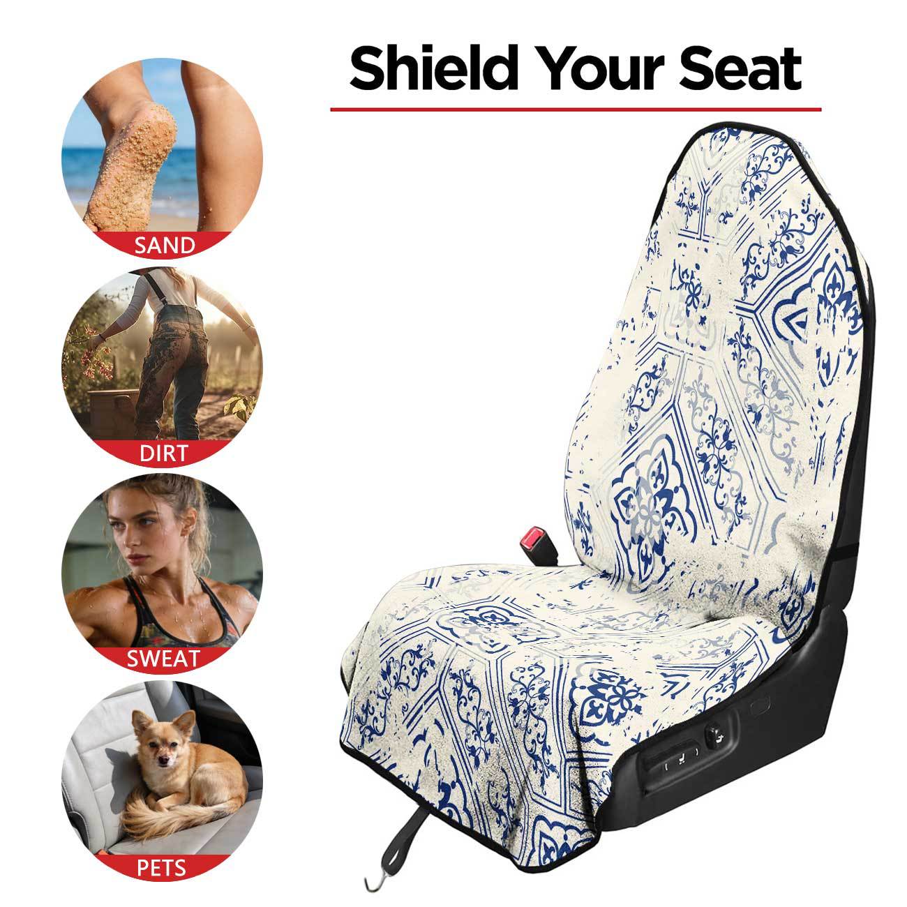 Car seat towel cover front seat protector suitable for gym and exercise, universal for all seasons, car use 76