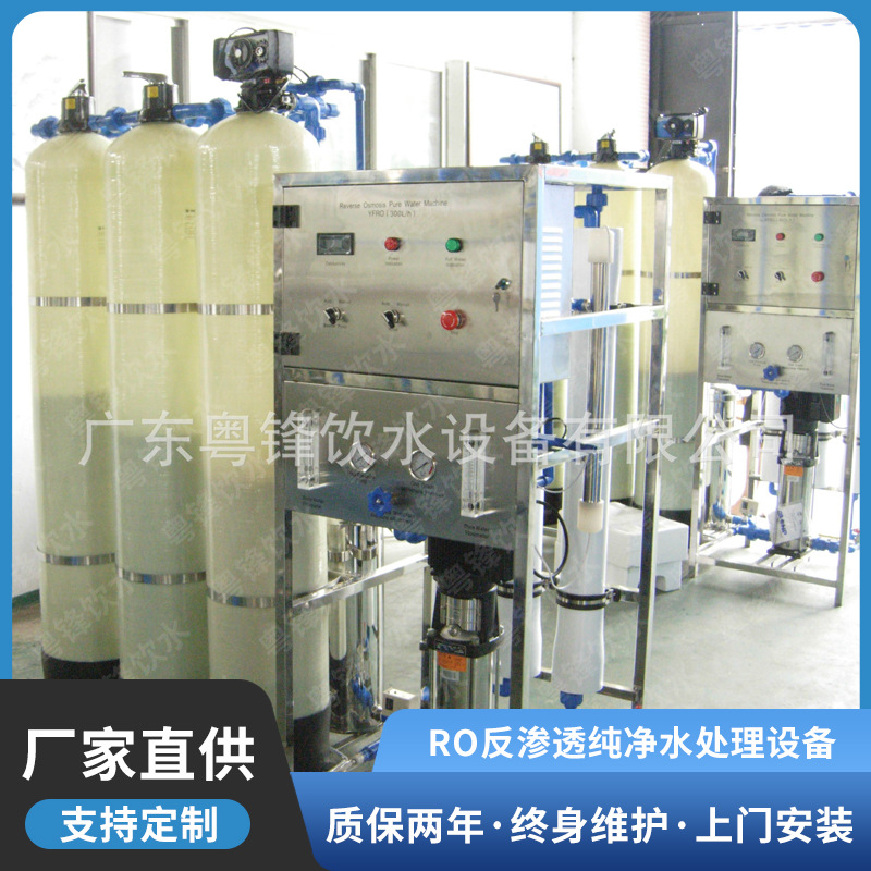 厂家生产纯净水处理设备 RO反渗透纯净水设备 反渗透纯水设备