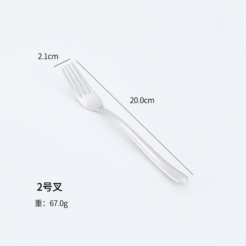 Amazon Moonlight Acero inoxidable vajilla occidental cuchillo, tenedor y cuchara restaurante comida occidental cuchara tenedor agitación café postre cuchara