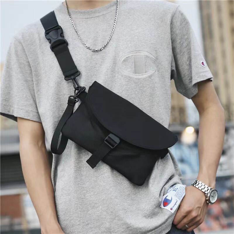 Japanese Street Shoulder Crossbody Bag Women's Nylon Casual Small Chest Bag Waist Bag Couple's Clutch Bag Men's New Multi-purpose Bag Japanese Street Shoulder Crossbody Bag Women's Nylon Casual Small Chest Bag Waist Bag Couple's Clutch Bag Men's New Multi-purpose Bag