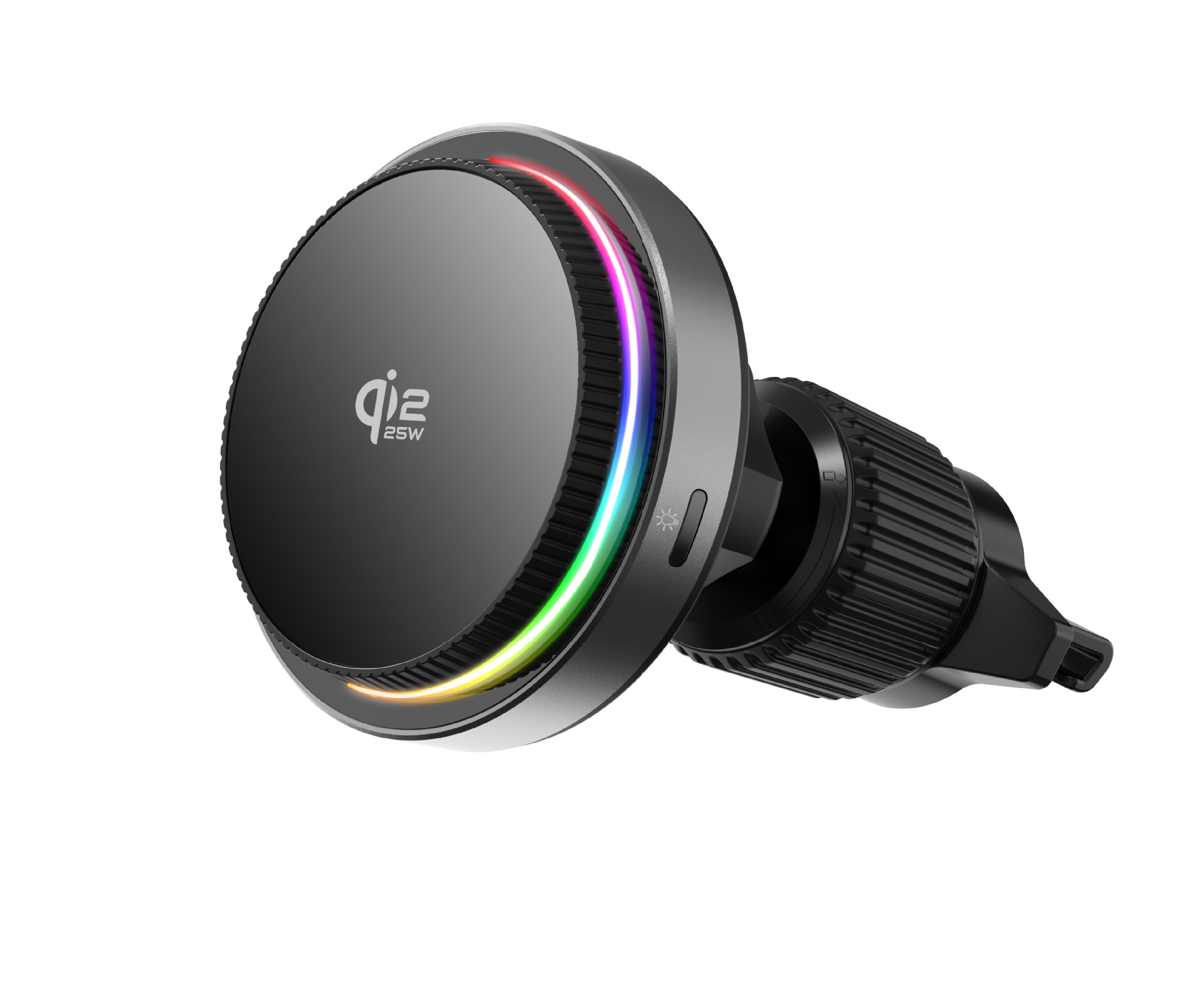 Magnetisk trådløs biloplader med køling og rgb lys_voghion.com