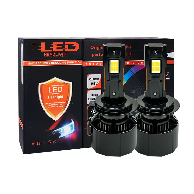 跨境汽车led大灯高亮聚光大功率双铜管前大灯泡S11高亮度快启车灯