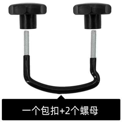Roof box, luggage rack installation accessories - no-need-to-drill-holes-1-clamp-and-2-nuts