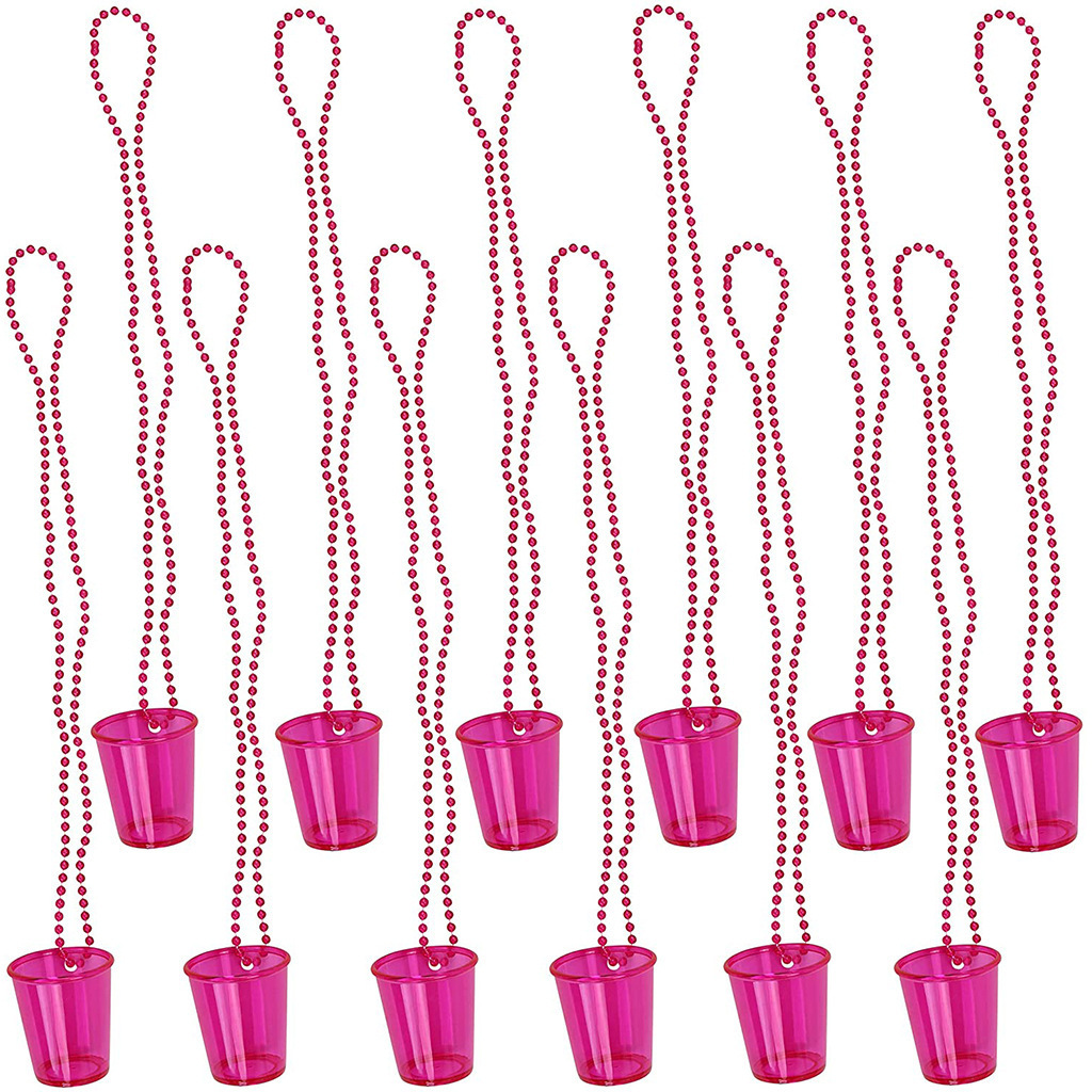 Navidad irlandesa carnaval de plástico de color cuentas de fiestas accesorios collares de carnaval fabricantes terminados