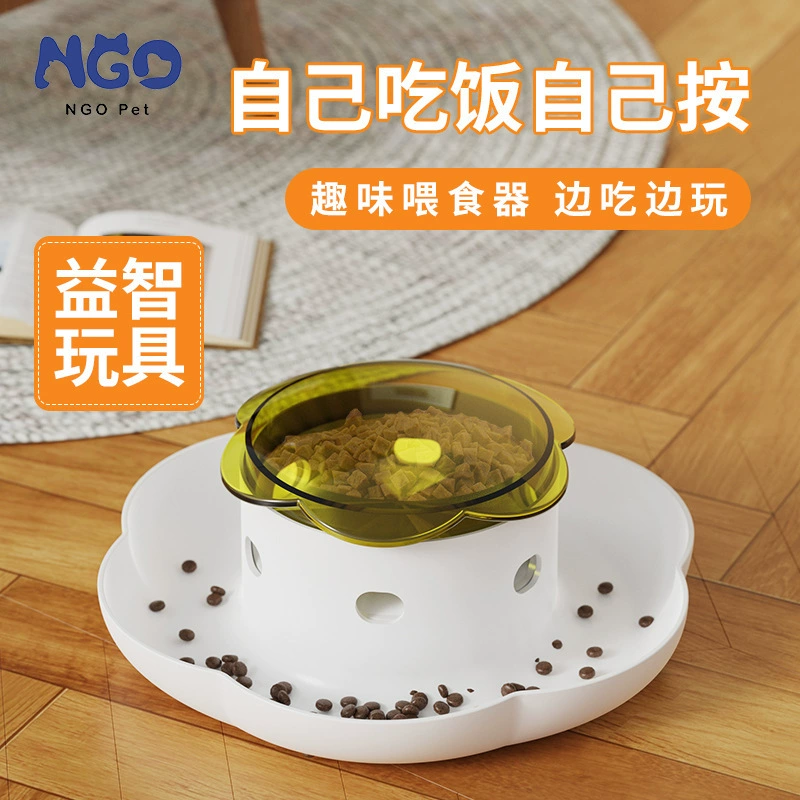 Трансграничные собаки нажимают на протекающие пищеющие игрушки