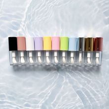 工厂现货4ml大头刷唇彩管黑白粉色唇彩分装瓶唇釉空管化妆品包材