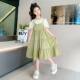 Girls Fake Two-piece dress Summer New Sweet Casual Art Princess Dress Big Kids Girls Summer Dress