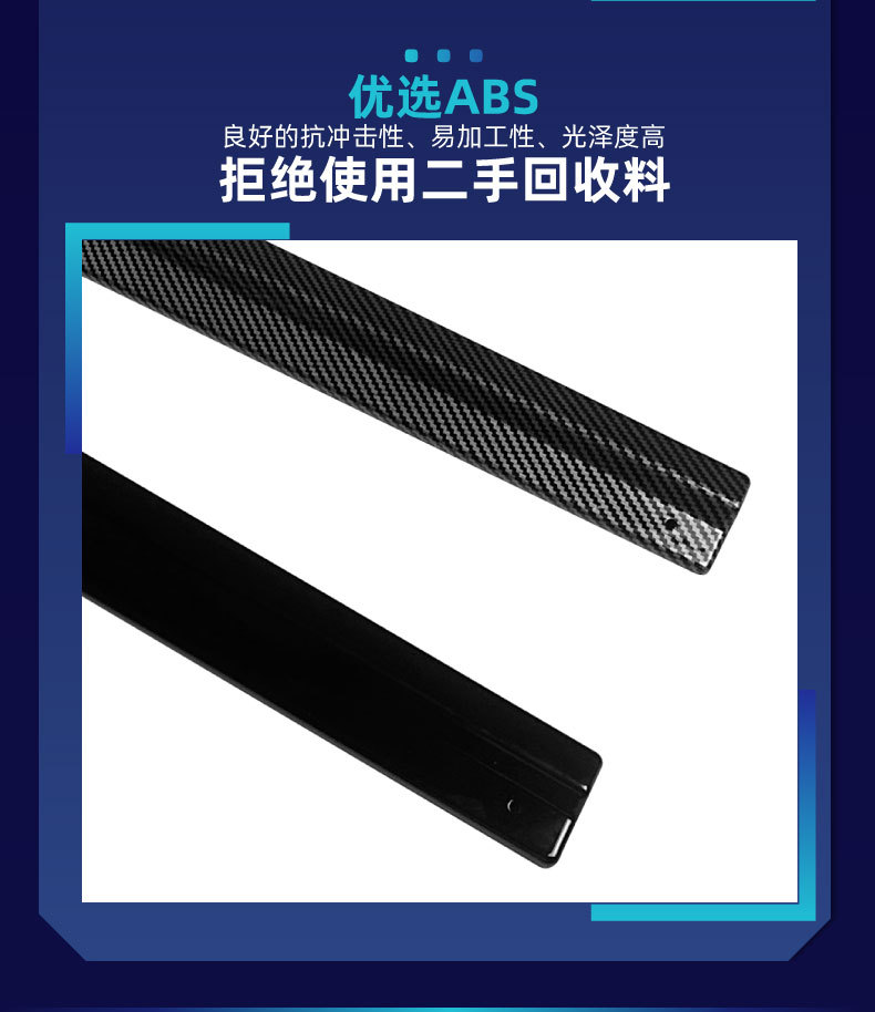 Suitable for Volkswagen Polo Mk6 2018+ Side Skirt Small Surround Side Skirt Pedal Spoiler Cross-Border Modification Parts