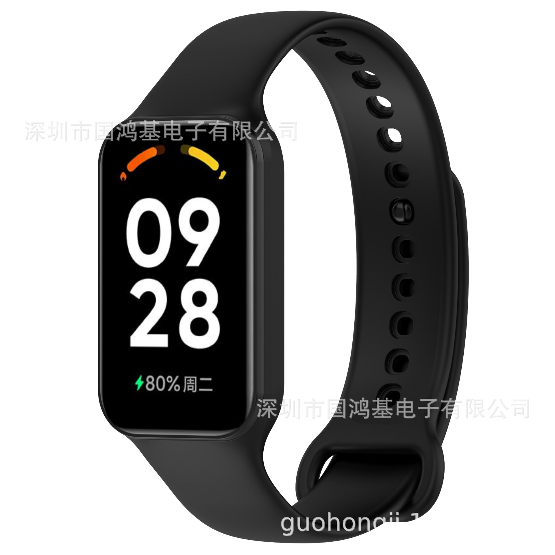 The redmi Band 2 wristband from Guohongji is soft, comfortable, water-resistant and sweat-resistant with silicone undefined