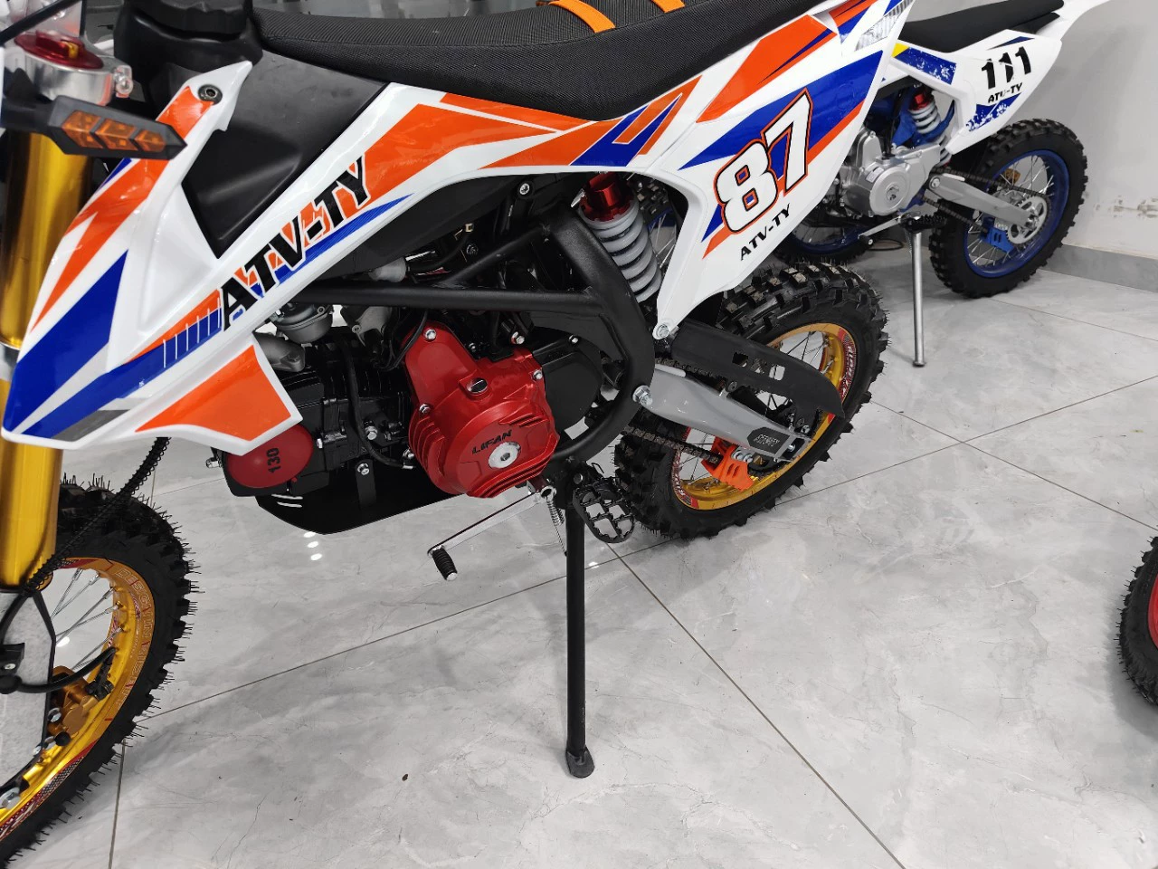 Элитный внедорожный мотоцикл K65, гористая местность, мan-лиса 130cc бензиновый мотоцикл-карт