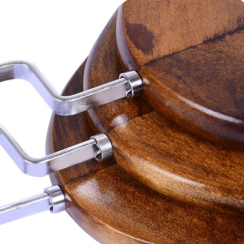 Solid wood clothes hanger, home hanging clothes, Nordic seamless clothes hanging wardrobe, wooden non-slip wood clothing store clothes support wooden clothes hanger