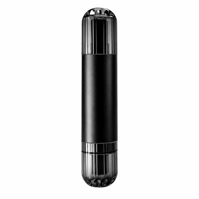 Car window breaker and seatbelt cutter two-in-one safety hammer multifunctional emergency vehicle escape window breaking tool (Qəza çəkici) - press-type-alloy-safety-hammer-black