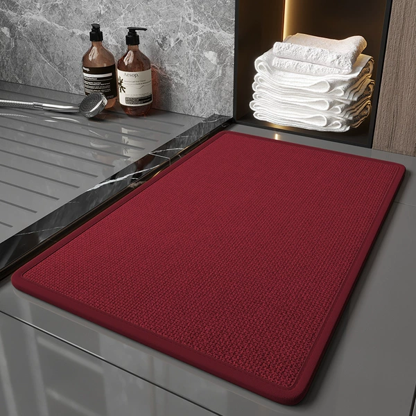 Knitted red pattern