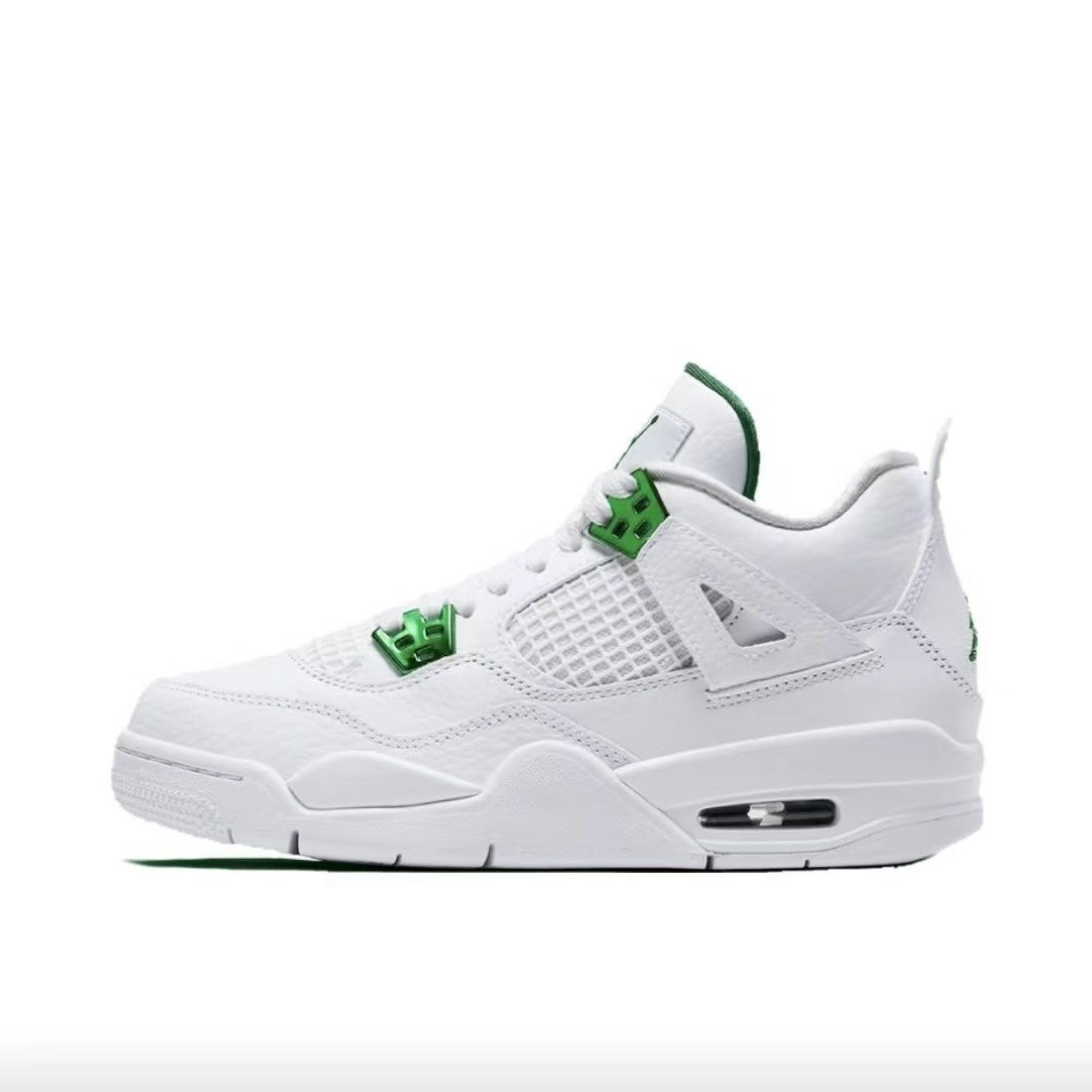 aj4 흰색 녹색 버클