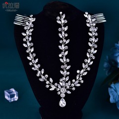 優拉潘 外貿頭飾派對生日頭冠時尚水鑽頭箍歐美新款額頭髮飾HP541