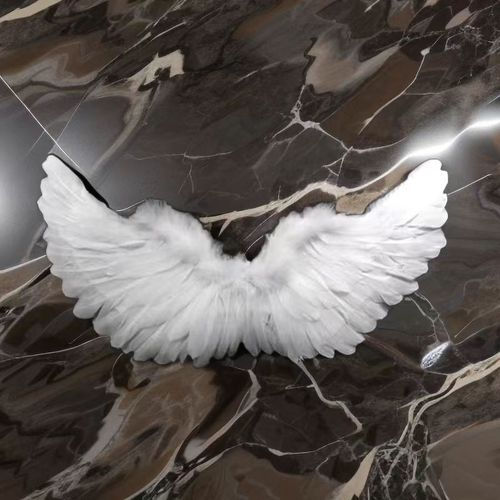Halloween Feather Wings Children's Adult Dance Cross-Border Christmas Devil Black Wings Color Props Wholesale