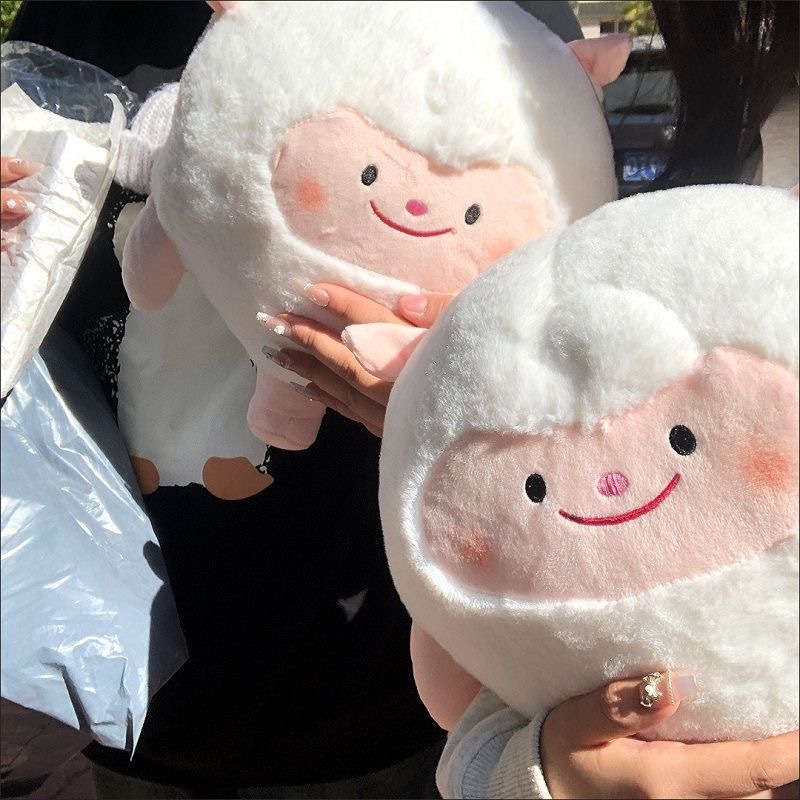 Egg Party Plush Dongdong Sheep Bee Sheep Pillow Girls' Plush Toy Gift Doll Wholesale Cute