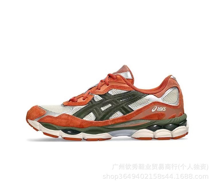 新しいクロスボーダーアーサー男性と女性の GEL-NYC 滑り止め耐摩耗性スプライシングメッシュ通気性スポーツランニングシューズ|undefined