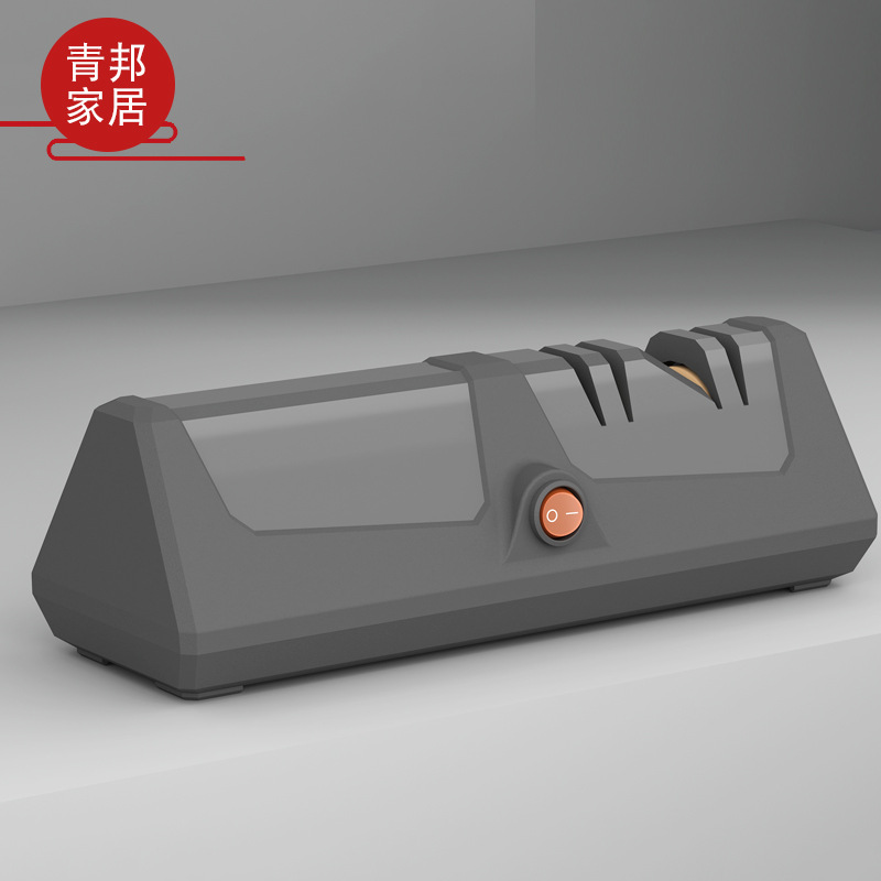 厂家批发电动磨刀器家用充电自动磨刀机厨房菜刀剪刀快速磨刀石