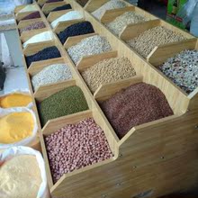 超市米斗米桶糧食倉五谷雜糧展示櫃干果零食散貨櫃零食貨架米面櫃