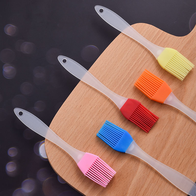 Ventas directas de fábrica pequeño cepillo de aceite dividido de silicona para hornear cepillo de crema de pastel de bricolaje cepillo de barbacoa cepillo de condimento