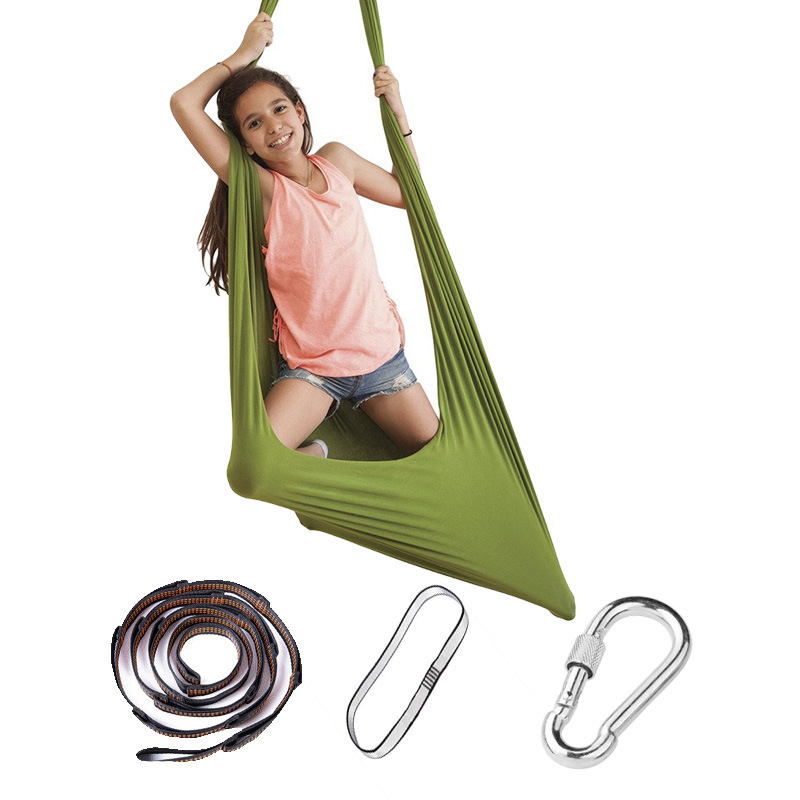 Massive in stock Amazon Explosions Children's Hammock Sensory Swing Yoga Indoor Adult Outdoor Training Hanging Chair