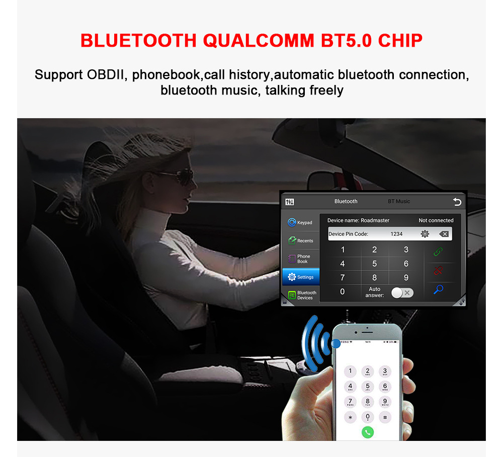 Toyota Tacoma/Hilux Modification Special 12.1inch Android Large-Screen High-Definition Reversing Image Display