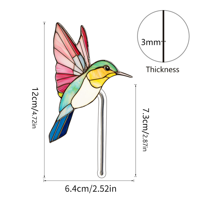 TYU570-676アクリル鉢植え小鳥カタツムリプラグイン植木鉢装飾トロリーガラス床挿し|undefined