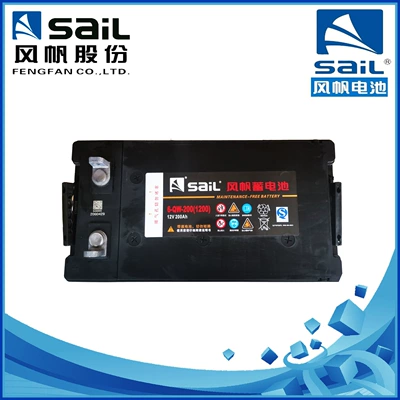 Sail Akkumulyator 6-Qw-200 12V200Ah Gəmi Generatoru Yük maşını Mühəndislik Maşınları