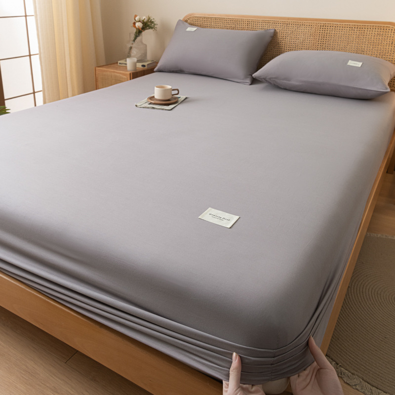 Sombrilla de cama de algodón Cubierta protectora de colchón de algodón de una sola pieza Cubierta de cama gruesa Juego de cama de dormitorio 2024 Nuevo estilo Four Seasons Universal